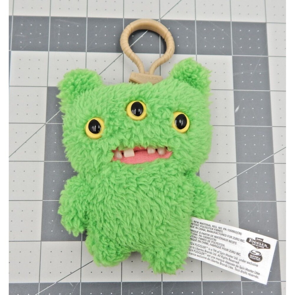 Fuggler Funny Ugly Monster Plush Keychain 2024 Alien Green Stuffed 5 Inch
